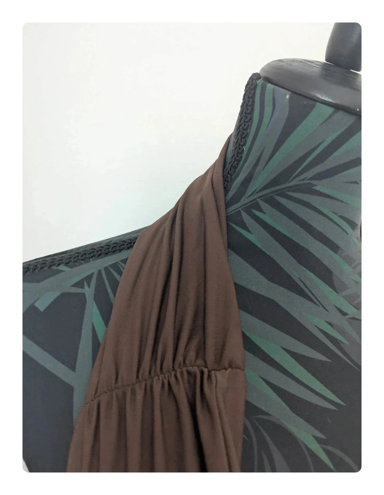 Body Marrón Froncé Col Halterneck Zara - Talla S - Nuevo con etiqueta – photo 5
